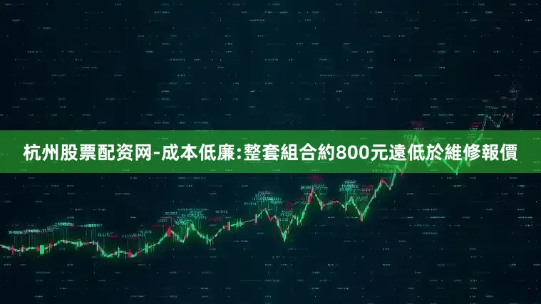 杭州股票配资网-成本低廉:整套組合約800元遠低於維修報價